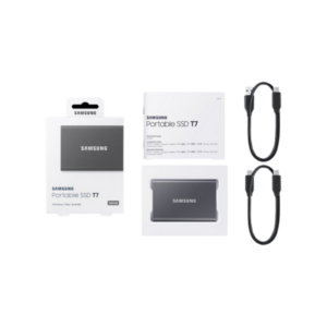 Samsung Portable SSD T7 – 500GB – Gray