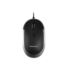 Macally USB-C optical Mouse - zwart