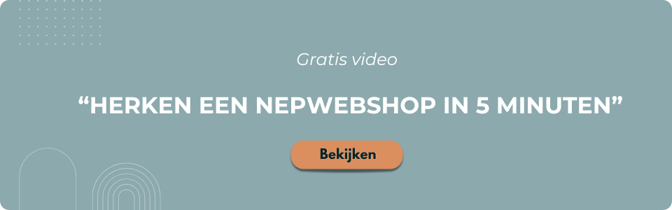 Banner: Gratis video - "Herken een nepwebshop in 5 minuten"